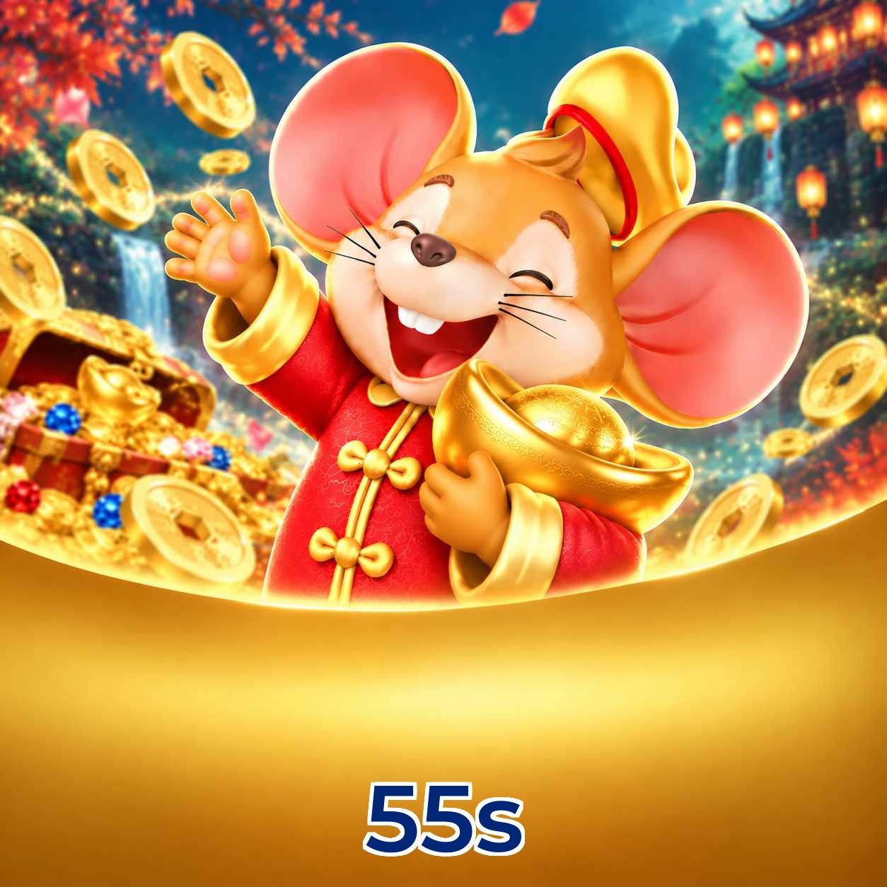 Grandes ganhos no cassino ao vivo da 55s